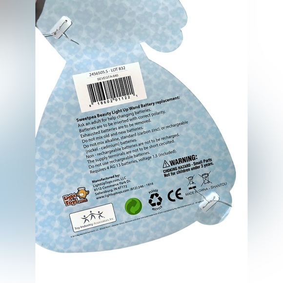 Veggietales Pink Princess Crown Tiara Light Up Wand Sweet Pea Beauty Petunia - Picture 5 of 6